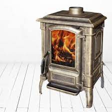 Печь-камин чугунный FireWay Bruno патина медь Амазонка бай фото в Могилеве