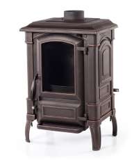 Печь-камин чугунный FireWay Bruno патина медь Амазонка бай фото в Могилеве