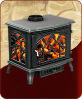 Печь-камин чугунный FireWay Demetra в интерьере Амазонка бай фото в Могилеве