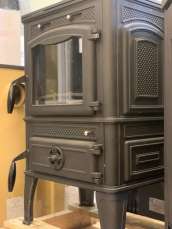 Печь-камин FireWay Dacha патина бронза в интерьере Амазонка бай фото в Могилеве