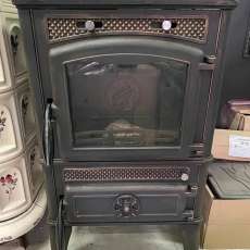 Печь-камин FireWay Dacha патина бронза в интерьере Амазонка бай фото в Могилеве