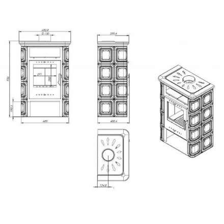 Купить Печь-камин NORDflam Coria в Могилеве Амазонка бай фото в Могилеве