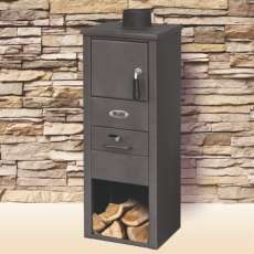 Печь-камин Blist Ekonomik LM стальная дверца фото в Могилеве