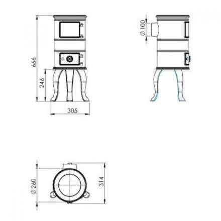 Купить Печь-камин NORDflam Ermis в Могилеве Амазонка бай фото в Могилеве