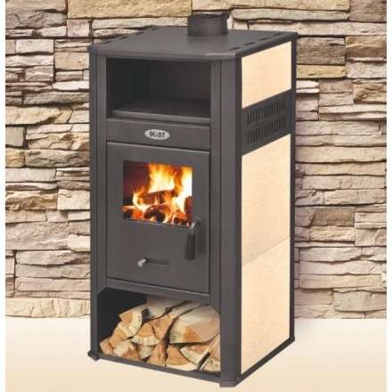 Печь-камин Blist Ambasador LM стальная дверца Амазонка бай фото в Могилеве