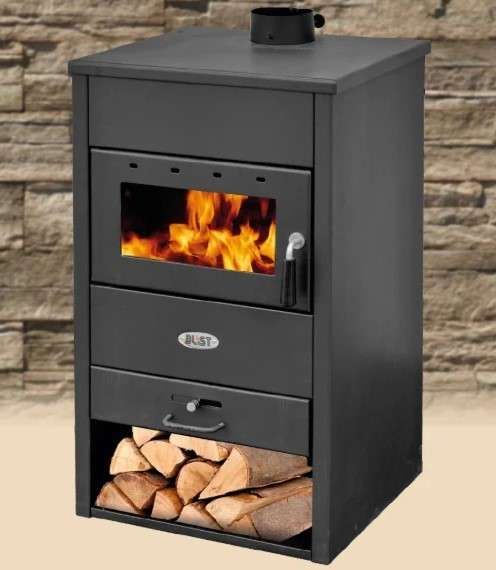 Печь-камин Blist B22 E с водяным контуром фото в Могилеве