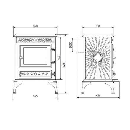Купить Печь-камин Kawmet P3 (7.4 кВт) EKO в интерьере чугунный в Могилеве фото в Могилеве