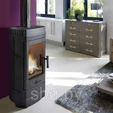 Печь-камин Invicta Chatel чугун в интерьере Амазонка бай фото в Могилеве