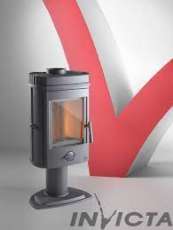 Печь-камин чугунный Invicta Mesnil в интерьере Амазонка бай фото в Могилеве