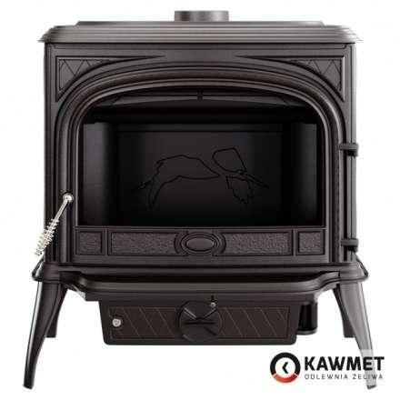 Купить Печь-камин KAWMET Premium SPHINX S6 (13,9 kW) в интерьере чугунный в Могилеве фото в Могилеве