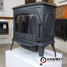 Купить Печь-камин KAWMET Premium SPHINX S6 (13,9 kW) в интерьере чугунный в Могилеве фото в Могилеве