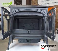 Купить Печь-камин KAWMET Premium SPARTA S10 (13,9 кВт) в интерьере чугунный в Могилеве фото в Могилеве