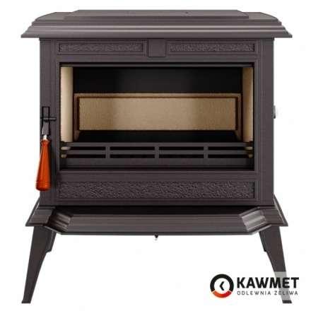 Купить Печь-камин KAWMET Premium ATHENA S12 (12,3 кВт) в интерьере чугунный в Могилеве фото в Могилеве
