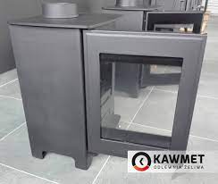 Купить Печь-камин Kawmet Premium S16 (4,9 кВт) в интерьере чугунный в Могилеве фото в Могилеве