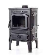 Печь-камин FireWay Dacha с варочной поверхностью чёрный Амазонка бай фото в Могилеве
