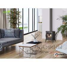 Купить Печь-камин Kawmet P8 в интерьере чугунный в Могилеве в Могилеве