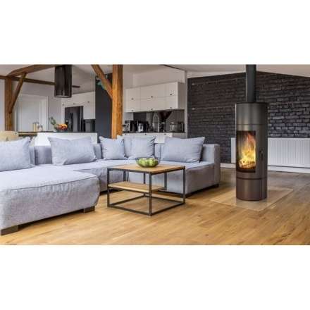 Купить Печь-камин Kratki Antares стальной в интерьере в Могилеве Амазонка бай фото в Могилеве