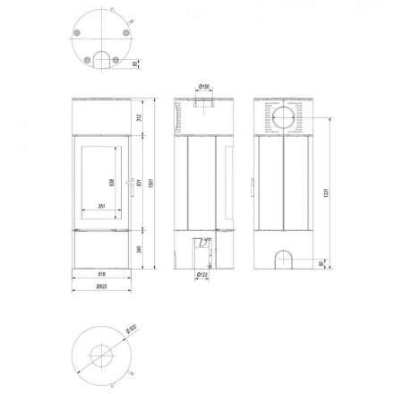 Купить Печь-камин Kratki Antares стальной в интерьере в Могилеве Амазонка бай фото в Могилеве