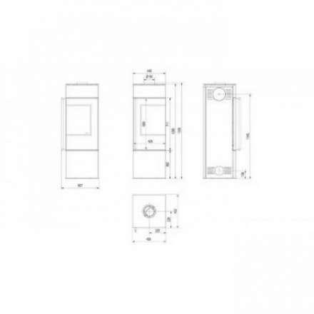 Купить Печь-камин Kratki THOR 8 в Могилеве Амазонка бай фото в Могилеве