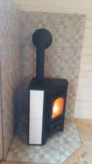 Купить Печь-камин Везувий ПК-01 (220) угловой песчаник 9 кВт в Могилеве в Могилеве