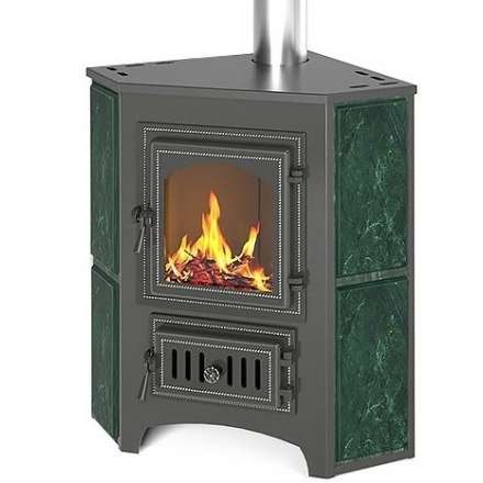 Печь-камин Везувий ПК-01 (220) угловой змеевик 9 кВт купить в Могилеве