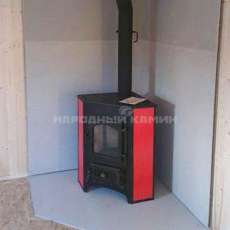 Купить Печь-камин Везувий ПК-01 (270) угловой красный 9 кВт в Могилеве в Могилеве