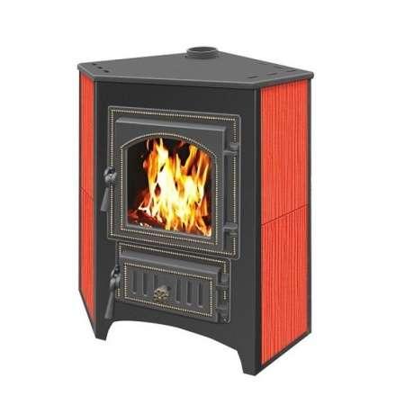 Печь-камин Везувий ПК-01 (270) угловой красный 9 кВт купить в Могилеве