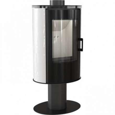 Печь-камин Kratki Koza/AB/S/NO/GLASS/Kafel/Bialy Амазонка бай фото в Могилеве