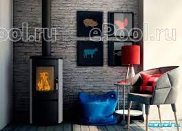 Купить Печь-камин Печь-камин Kratki Koza/AB/S/Kafel/Czarny в интерьере в Могилеве Амазонка бай фото в Могилеве