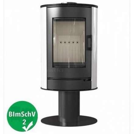 Купить Печь-камин Kratki KOZA/AB/S/N/KAFEL/BIALY (кафель белый) в интерьере в Могилеве Амазонка бай фото в Могилеве