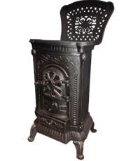 Чугунная печь-камин Амбра Eurokom фото в Могилеве