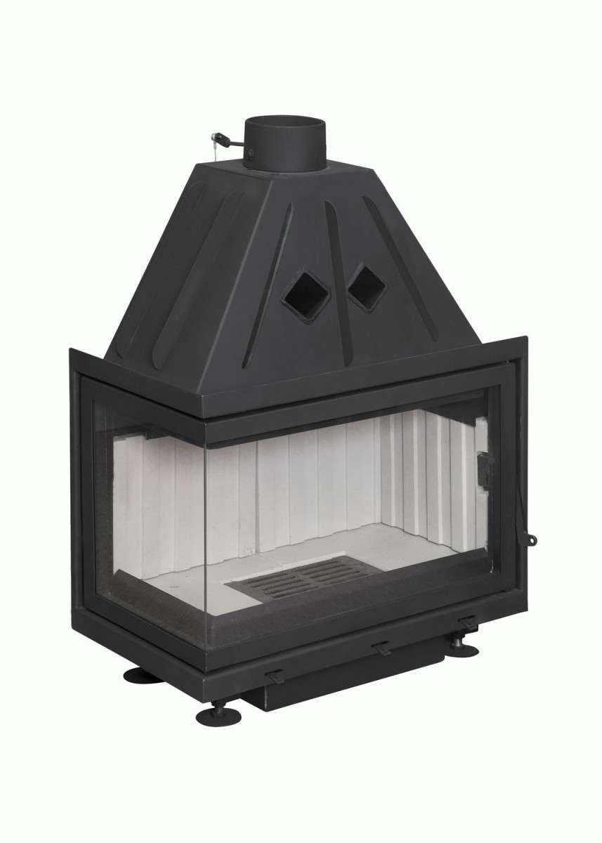 Каминная топка Экокамин Альфа 700 L два стекла левая купить в Могилеве