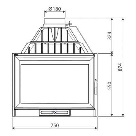 Каминная топка NORDflam Remus в Могилеве