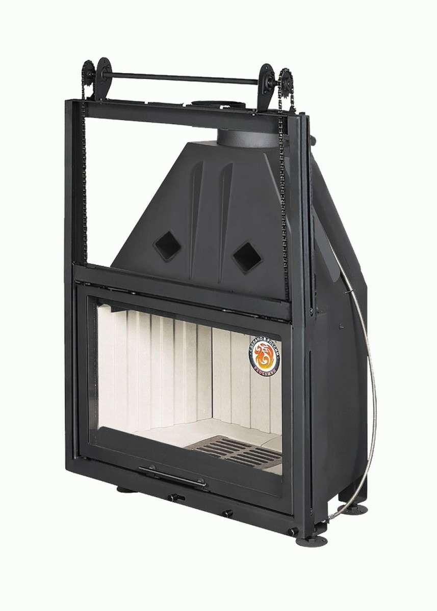 Каминная топка Экокамин Альфа 800 К с контргрузом купить в Могилеве