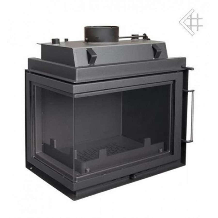 Каминная топка Kratki Maja/PW/BL/12/BS/W (угловое стекло слева, змеевик) Амазонка бай фото в Могилеве