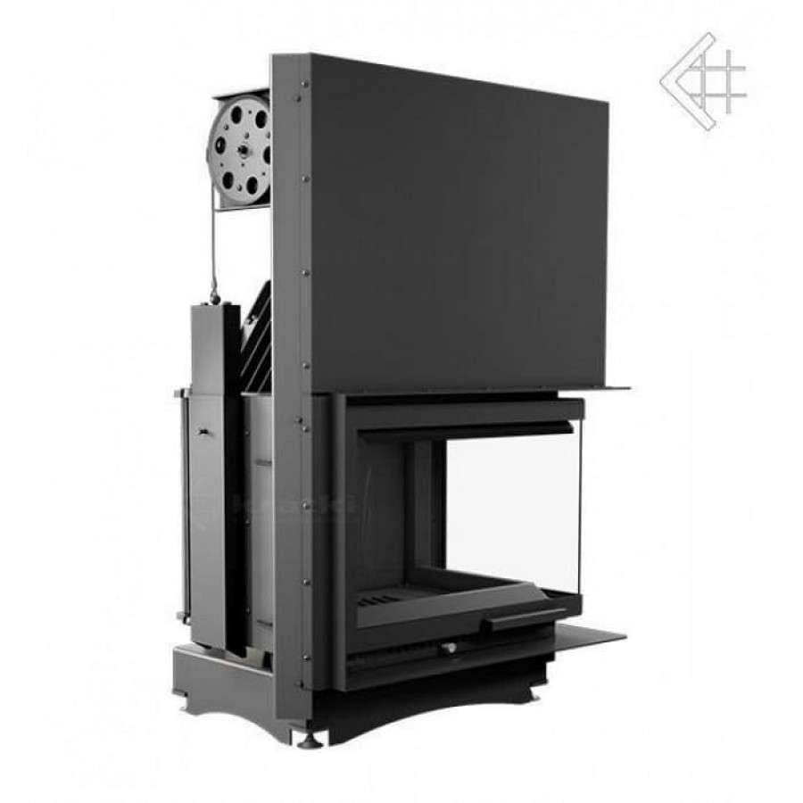 Каминная топка Kratki Zuzia/P/BS/G (угловое стекло справа,гильотина) Амазонка бай фото в Могилеве