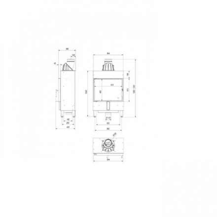 Каминная топка Kratki Lucy/12/Slim в Могилеве