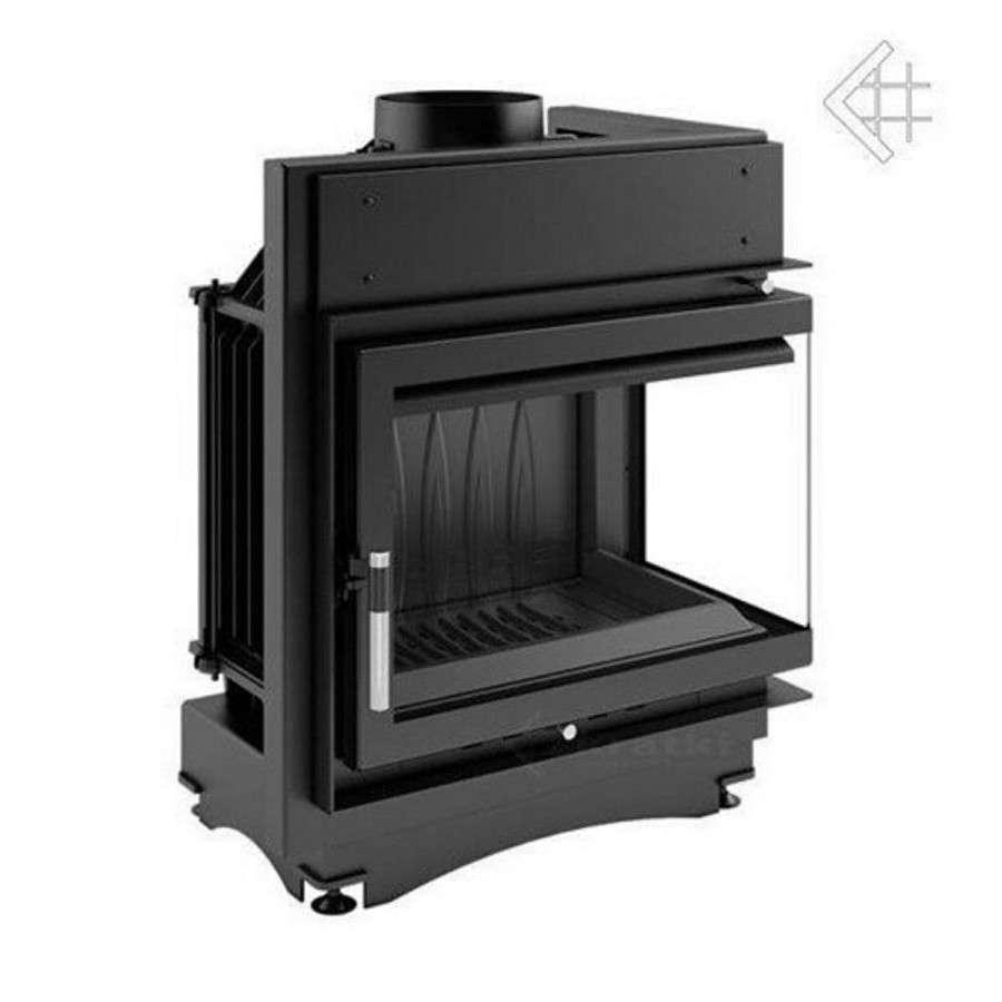 Каминная топка Kratki Maja/P/BS (угловое стекло справа) Амазонка бай фото в Могилеве