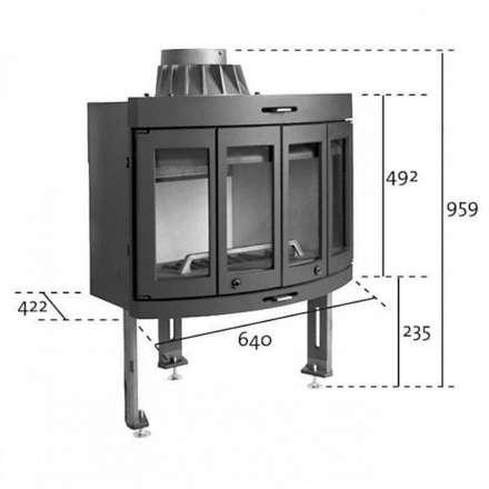 Каминная топка Jotul I400 Harmony в Могилеве