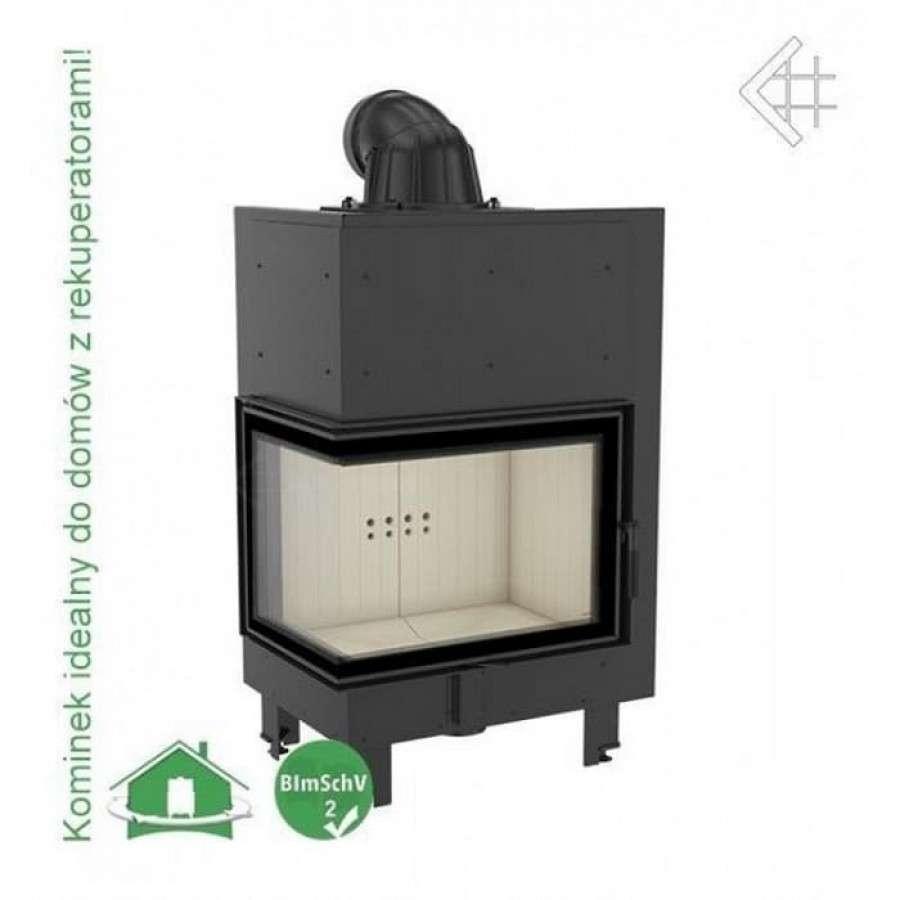 Каминная топка Kratki MBZ/P/BS (угловое стекло справа) Амазонка бай фото в Могилеве