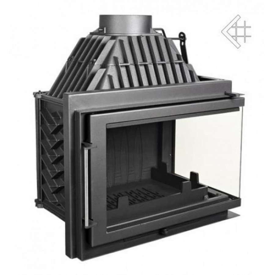 Каминная топка Kratki Zuzia/P/BS (угловое стекло справа) Амазонка бай фото в Могилеве