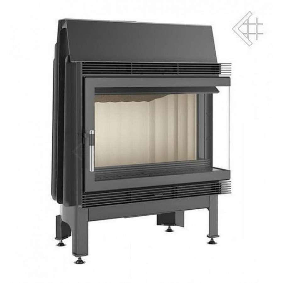 Каминная топка Kratki Blanka/670/570/P/BS (угловое стекло справа) Амазонка бай фото в Могилеве