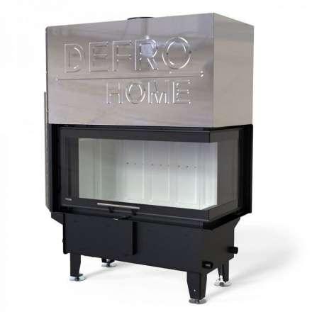 Каминная топка DEFRO HOME RIVA ME BL G SHORT угловая с водяным контуром и подъемом стекла вверх в Могилеве