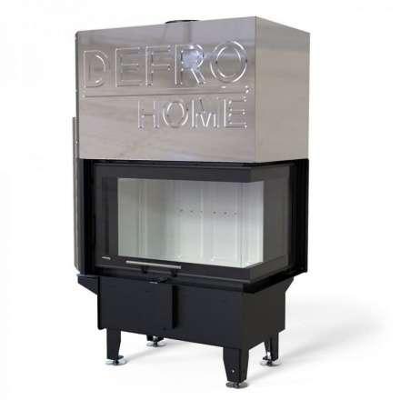 Каминная топка DEFRO HOME RIVA SM BL G SHORT угловая с водяным контуром и подъемом стекла вверх в Могилеве