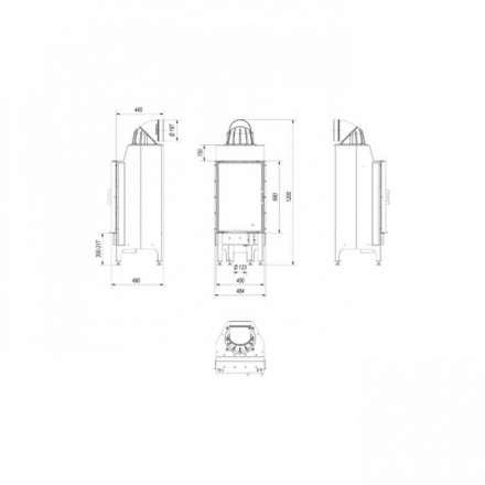 Каминная топка Kratki Nadia/9 в Могилеве