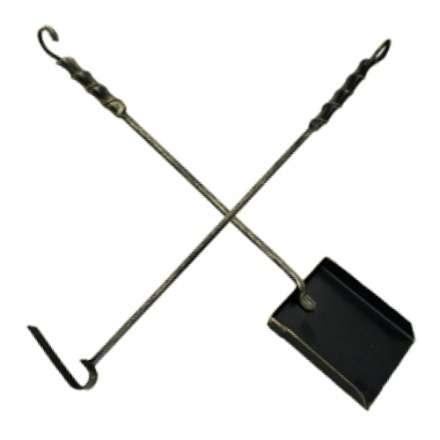 Набор кочерга и совок Везувий кованный купить в Могилеве