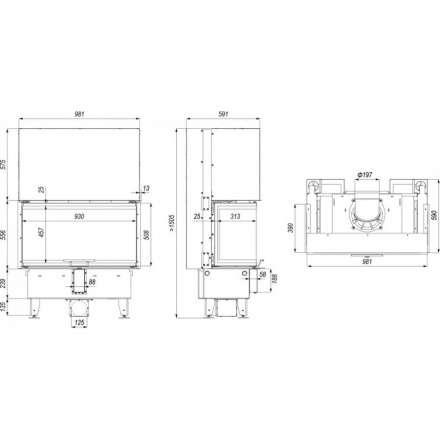 Каминная топка DEFRO HOME INTRA ME C G в Могилеве