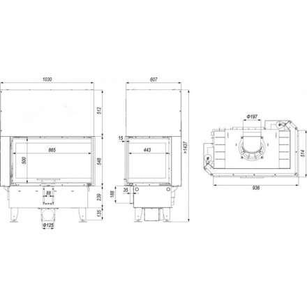Каминная топка DEFRO HOME INTRA ME BP G в Могилеве