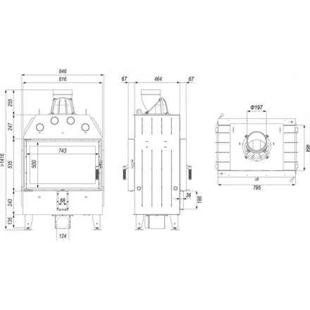 Каминная топка DEFRO HOME INTRA ME T в Могилеве