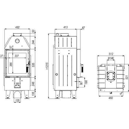 Каминная топка DEFRO HOME INTRA XSM в Могилеве